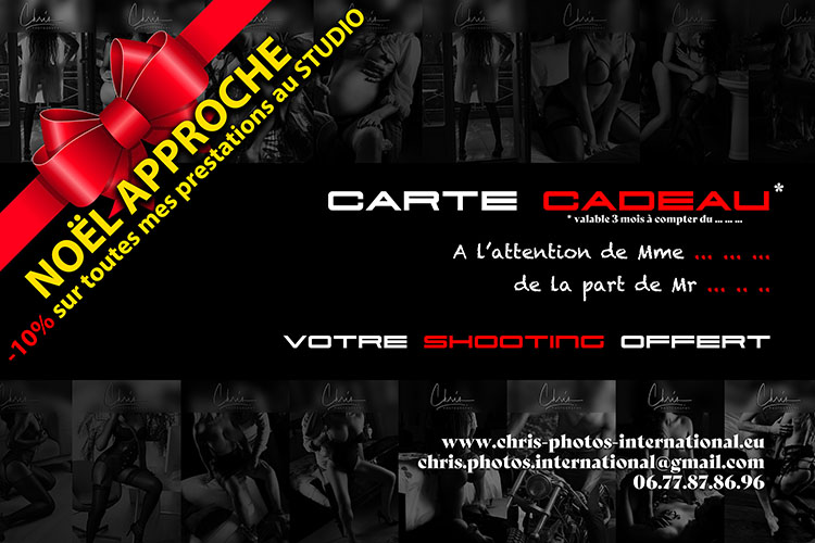 Carte cadeau de Noël Chris-Photos-International